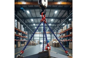 Z2LIFTING Grade 100 Alloy Steel Galvanized Welded Chain Lifting Slings EN 818 Standard Blue /Black Finish CE Certified