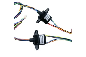Hollow Rotary 12-Wire Capsule Slip Ring Conductive Joint Connector For Electrical Contacts And Contact Materials
