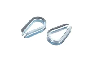 Quality Zinc-Plated Wire Rope Thimbles DIN6899A & DIN6899B From Rigging Factory-Hardware Product