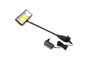 Satin Silver Exhibition Lights Matte Black Trade Show Lights Powder Coated Booth Spotlights Chrome Finish Display Arm Lights