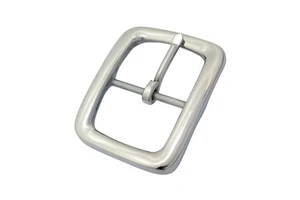 2025 Wholesale Hot Selling Styles Metal Classic Style Sturdy Stainless Steel Buckle Silver Buckle Single Fork Buckle