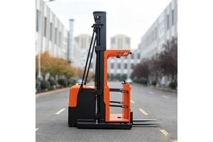 Medium Level Order Picker 1 Ton 2830mm Capacity 5m Lifting Height Electric Picking Truck USA Curtis Controller Lead-acid Battery