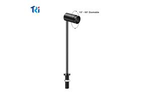 CE ROHS Certificate Factory Direct 10 to 60 Deg Zoomable Led Standing Pole Spotlight for museum Display showcase