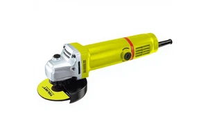 110v 220v 750w 4 Inch Rear Paddle Switch Yellow Small Stone Cutting Machine Professional Electric Power Mini 100mm Angle Grinder