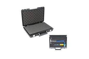 Universal Hard Shell Carrying Case Toolbox with Custom Foam with Stainless Steel Clasps for Tools