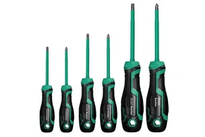 VDE Certified 1000V Insulated Screwdriver Set Electrician Tool Kit Magnetic Slotted Phillips Pozidriv with Storage Case