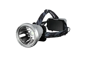 ABS Plastic Headlamp Deepen Reflector Cup Rechargeable 6000K White LED Head Lamp Digital Power Display 2000 Lumens IP65