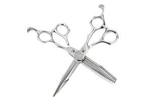 6 Inch Stainless Steel Professional Barber Hair Cut Scissors Salon Hairdressing Tools Household Thinning Scissors