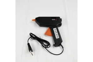 40W Fast Heat-Up Hot Melt Glue Gun Aluminum Nozzle for DIY Home Repair Arts Crafts Electric Power Source for Industrial Use