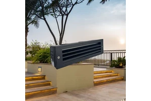 IP65 Waterproof Die-Cast Aluminium CREE LED 12W 3-Year Warranty Outdoor Recessed Step Light 12V Long Strip Lamp Wall