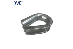 High Quality G414 Galvanized Wire Rope Thimble U.S. Type Heavy Duty Metal Cable Thimbles