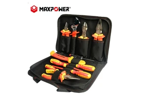 Maxpower VDE Insulated 11PCS Electrical Protective Tools Set 1000V High Voltage Special Multi-functional Insulated Tool Set