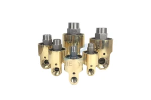 HD Type Mono Flow High Speed Hydraulic Oil air Rotary Joint for Plastic Processing Machine Copper Housing Cast Rotor G Thread