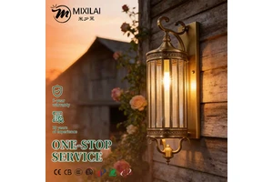 Factory Wholesale Outside Sconce IP65 Waterproof Copper Outdoor Wall Lamps Cross Border Wholesale Decorative Exterior Lights