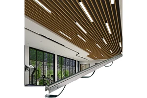 Modern Simple School Office Supermarket 3000K 4000K Aluminum Suspended LED Linear Light