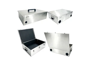OEM Stainless Steel Battery Case Heavy Duty Large Capacity Tool Storage Case Trailer Box Waterproof Metal Box