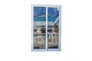 Modern Design Safety Glass Double Glazed PVC Horizontal Sliding Windows and Door for Balcony Outdoor Villa