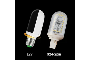 New 5W E27 G24 2-pin Horizontal Microwave Motion Sensor Led Corn Bulb Light for Retrofit Fluorescent Compact Lamp