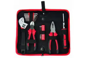 Hand Tool Kit High Quality 22 Pieces Household Hand Tool Kit With Zipper Bag