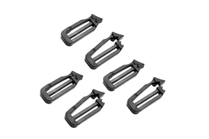 25mm Plastic Webbing Clip Buckle 1inch Molle Connecting Clips Open End Locking Tri-Glide for Strap Buckle Slides Backpack Clip