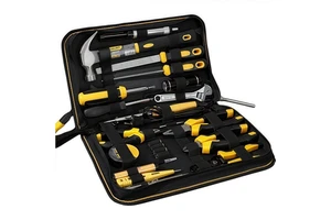 26-Piece Professional Electrician Tool Set - Complete Electrical Repair Kit with Soldering, Stripping, and Testing Tools