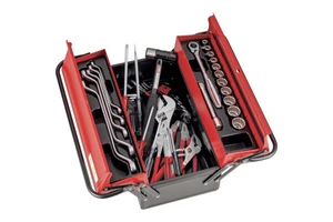 High Quality Durable Multi-Purpose Stainless Steel TONE Tool Box Set Hard Case 47 Pcs Including Screw Driver Convenient Auto