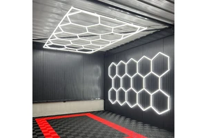 Dropshipping Honeycomb Auto Working Light Workshop Honeycomb Garage Work Led Light Car Detailing Lights