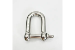 D Shackle 316 Stainless Steel Marine D Shackle for Boat Anchor Mooring Rope