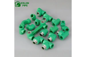Factory Direct Whosale Plastic Brass Pipe Fittings PN25 Elbow Tee Coupling Adapter Pn25 Ppr Fitting and Series Prices List