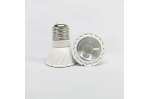 High Brightness Led Light Cup MR16 Plastic Coated Aluminum Light Cup 5W 220V Cob Light PWM Dinmming