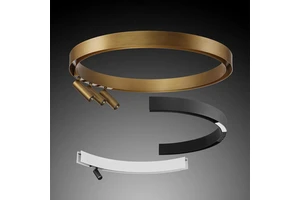 Curvy Magnetic Track Rail System Customized Led Magnetic Track Light