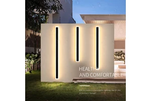 Modern 24v Waterproof Long Strip Wall Slot Lights Linear Minimalist Aisle Light Living Room Background Staircase Cloakroo