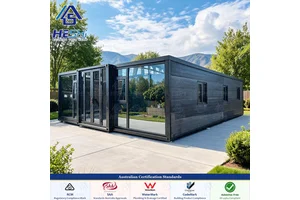 Australian Standards 40Ft 20Ft Prefab Expandable Container House 1 2 3 4 5 Bedroom Garden Sale Modular Home Granny Flat