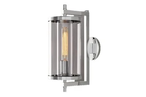 Cross-Border Wall Lamp American RH Postmodern Italian Minimalist American Retro Light-Luxury Villa Home Hotel Glass Shade LED