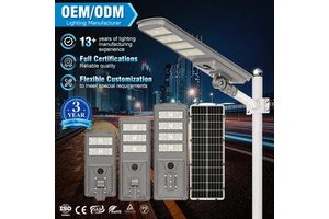 Best Price Project Use Outdoor Aluminium Street Lamp 100W 150W 200W Garden Integrated Led Solar Street Light