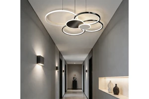 Round Three-proof Iron Modern Simple Ceiling Lamp Bedroom Led Ceiling Lamps Kitchen Guangdong Smart Lamps for Interior