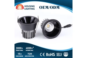 Custom CRI 3Inch 4Inch Led Cob Spotlight 7w 9w 12w 3CCT AC230V For Supermarket