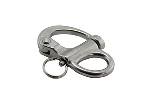 Stainless Steel 304 316 Fixed Bail Swivel Eye Snap Shackles