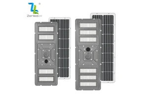 Cheap Price Outdoor Waterproof Ip65 Road Lamp Die-casting Aluminum 200w 300w Integrated All in One Led Solar Street Light