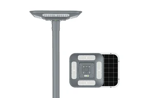 Commercial Outdoor Warm White Integrated All in One Landscape Lamp Post LED Cell Powered Solar Street Lights Highway Price List