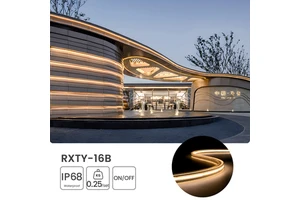 IP68 Waterproof LED Flexible Neon Light Strip 180-Degree Emission for Landscape Contour Lighting Application