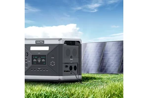 Solarplay 2400w Power Station with 200W Solar Panels Foldable Solar Panel Portable Power Station with Trailer
