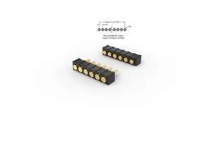 2mm Pitch Single Row Flat Bottom 3Pin Connector Pogopin Charging Head Thimble Charging Needle Head Factory Direct Sales Custom