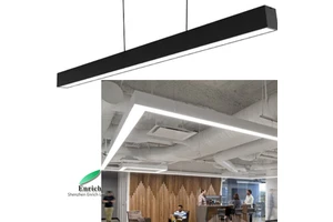 Dimmable Version Led Linear Trunking Lamp With Black/white/silver Housing Colors 20W/40W/50W/60W/80W