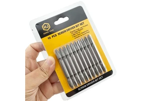 10Pcs Screwdriver Bits Set Double End Phillips 65MM Steel Magnetic Cross Drill Bits For Electric Screwdriver Impact Driver