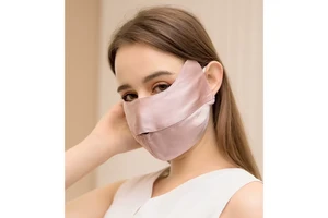 Customized Wholesale 100% Mulberry Silk Mask Sleep Sunscreen for Women Soft Adjustable Eco-Friendly Breathable Birthday Gift OEM