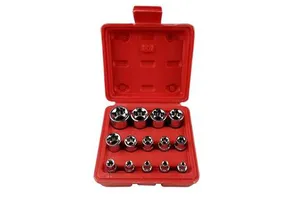 Wholesale Combination Socket Spanner 14 Piece Set of E-type Sleeve Combined Hexagon Plum Blossom Sleeve