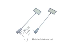 Jeroshow JR-L New Trend Tension Fabric Advertising Display Light Exhibition Long Arm Light Trade Show Fair Booth Black/Grey 25W