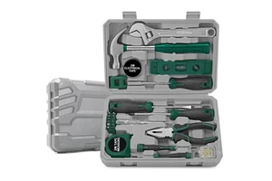 Multifunctional 59-Piece Chrome Vanadium Steel Hand Tool Box Tool Set Hard Case Manual Renovation Home Repair