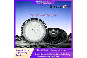 Industrial Commercial Lighting Hanging 100W 150W 200W IP65 Smd Round UFO Led High Bay Lights Warehouse Workshop Garage Fixture
